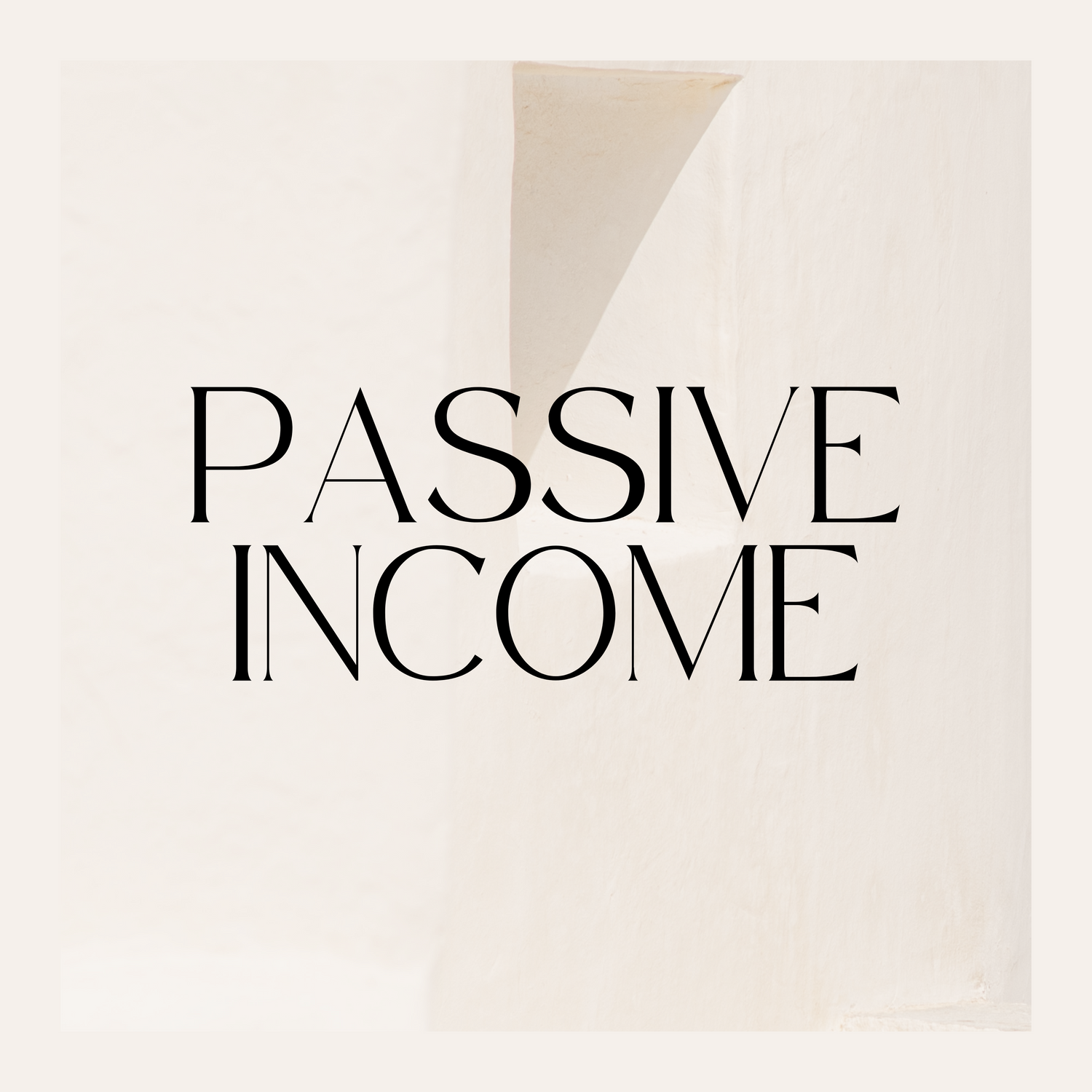 Passive Income